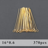 18k Plated Copper Needle Jewelry Making Accessories
