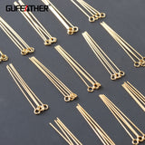 18k Plated Copper Needle Jewelry Making Accessories