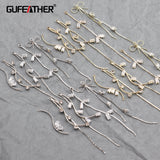 Zircon Copper Plated Gold Findings 10pcs/lot