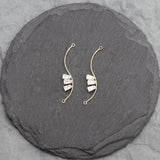 Zircon Copper Plated Gold Findings 10pcs/lot