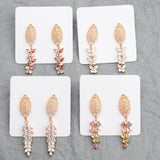 18k Plated Rhodium Stud Earring DIY Jewelry Making 10pcs/lot