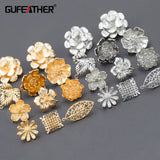 18k Rhodium Plated Copper Stud Earring Jewelry Making