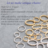 18k Plated Rhodium Jewelry Connector