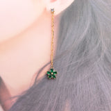 18k Plated Zircon Pendant DIY Earring Jewelry Making