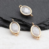 DIY Zircon Pendants 10pcs/lot 18k Plated Copper Jewelry Making