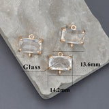 Glass Pendant Jewelry Accessories Hand Made Findings Jump Ring Earring Making