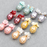 18k Plated Jewelry Accessories DIY Pendant Plastic Pearl Hand Made