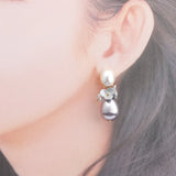 18k Plated Jewelry Accessories DIY Pendant Plastic Pearl Hand Made