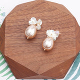 18k Plated Jewelry Accessories DIY Pendant Plastic Pearl Hand Made