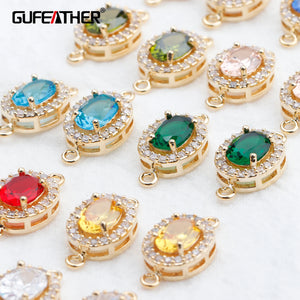 Elegant Zircon Pendants for DIY Earrings