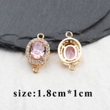 Elegant Zircon Pendants for DIY Earrings