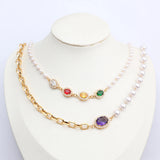 Elegant Zircon Pendants for DIY Earrings