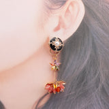 18k Plated Zircon Pendants for DIY Earrings