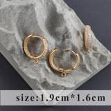 18k Rhodium Plated Copper Clasp Hooks for Jewelry Making