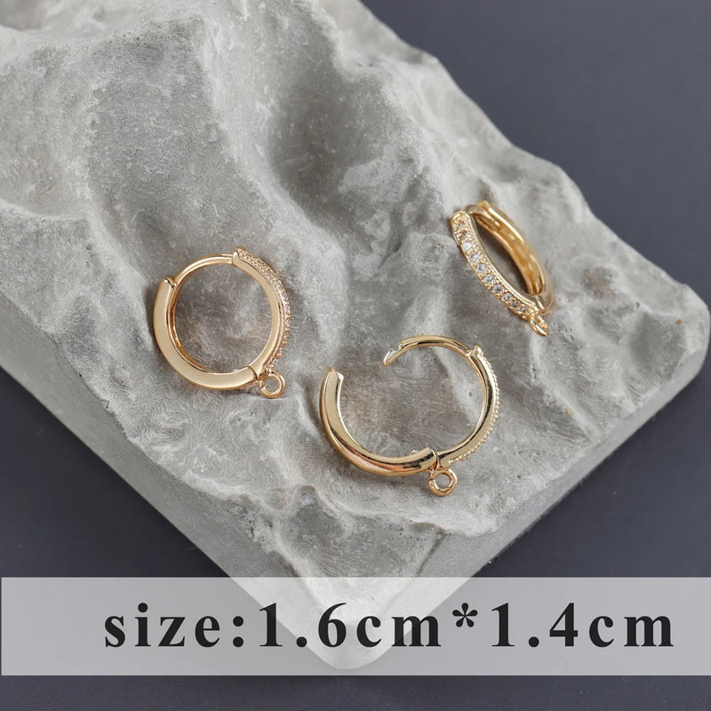 18k Rhodium Plated Copper Clasp Hooks for Jewelry Making