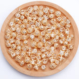 18k Plated Zircon Pendants Jewelry Making DIY Earrings