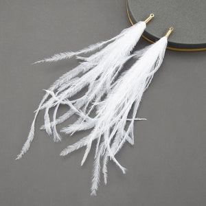 DIY Feather Pendants, Copper Metal Charms