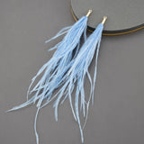 DIY Feather Pendants, Copper Metal Charms