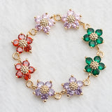 18k Plated DIY Earring Pendants with Zircons - 20pcs/lot