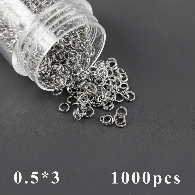 Handmade Rhodium Plated Jewelry Accessories - 20g/pack