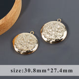 18k Plated Copper Metal Jewelry Accessories, 6pcs/lot