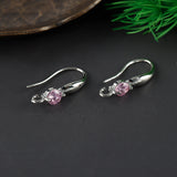 18k Plated Copper Zircon Clasp Hooks Jewelry Making 20pcs/lot