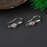 18k Plated Copper Zircon Clasp Hooks Jewelry Making 20pcs/lot