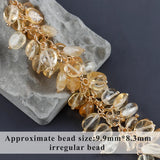 18k Plated Nickel Free DIY Chain Natural Stone Jewelry Accessories