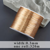18K Plated Copper Wire Roll for Jewelry Making