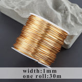18K Plated Copper Wire Roll for Jewelry Making