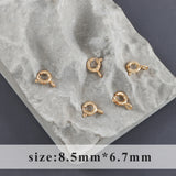Clasp Hooks, 18k Rhodium Plated, Nickel Free, 10pcs/lot