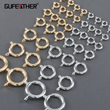 Clasp Hooks, 18k Rhodium Plated, Nickel Free, 10pcs/lot