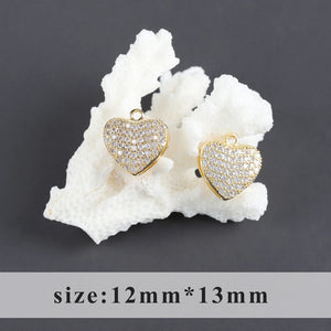 DIY Jewelry Making 18K Plated Copper Earring Necklace Pendants