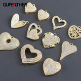 DIY Jewelry Making 18K Plated Copper Earring Necklace Pendants