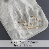 18k plated Copper Ball Snap Clasps for DIY Jewelry Making