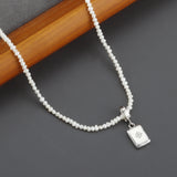 18k Rhodium Plated Copper DIY Pendants 10pcs/lot