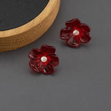 6pcs/lot 18k Plated Nickel Free Copper Zircon Earring Accessories