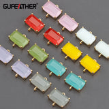 18k Plated Nickel Free DIY Earring Pendants 6pcs/lot