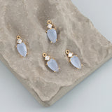 Mini Size Nickel Free 18k Plated Copper Zircon Charm Jewelry Making DIY Pendant