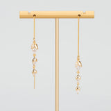 MB60 18k Plated Jewelry Accessories with Zircons Glass Charms 6pcs/lot