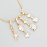 MB60 18k Plated Jewelry Accessories with Zircons Glass Charms 6pcs/lot