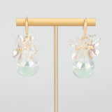 Hand Glass Beads Charms Crystal 18k Plated Charms 2pcs/lot