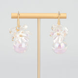 Hand Glass Beads Charms Crystal 18k Plated Charms 2pcs/lot