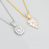 18k Rhodium Plated DIY Pendants 4 pcs/lot
