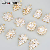 18k Rhodium Plated DIY Pendants 4 pcs/lot