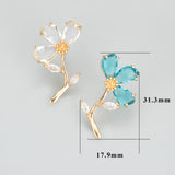 18k Plated Nickel Free DIY Earrings Charms 4pcs/lot