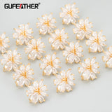 18k Plated Copper Zircon Earrings DIY Findings 6pcs