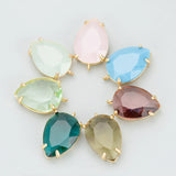 18k Plated Jewelry Accessories, Nickel Free, Copper, Glass, Charms, DIY Pendants