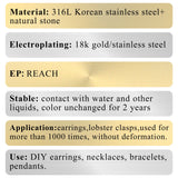 Hand Made Charms 316L Stainless Steel Jewelry Accessories