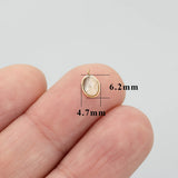 316L Stainless Steel Stone Charms Jewelry Making Pendants
